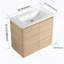 Meuble-lavabo autoportant de 36 pouces avec lavabo en céramique blanche et 2 portes à fermeture en douceur-1229994088-1229994089