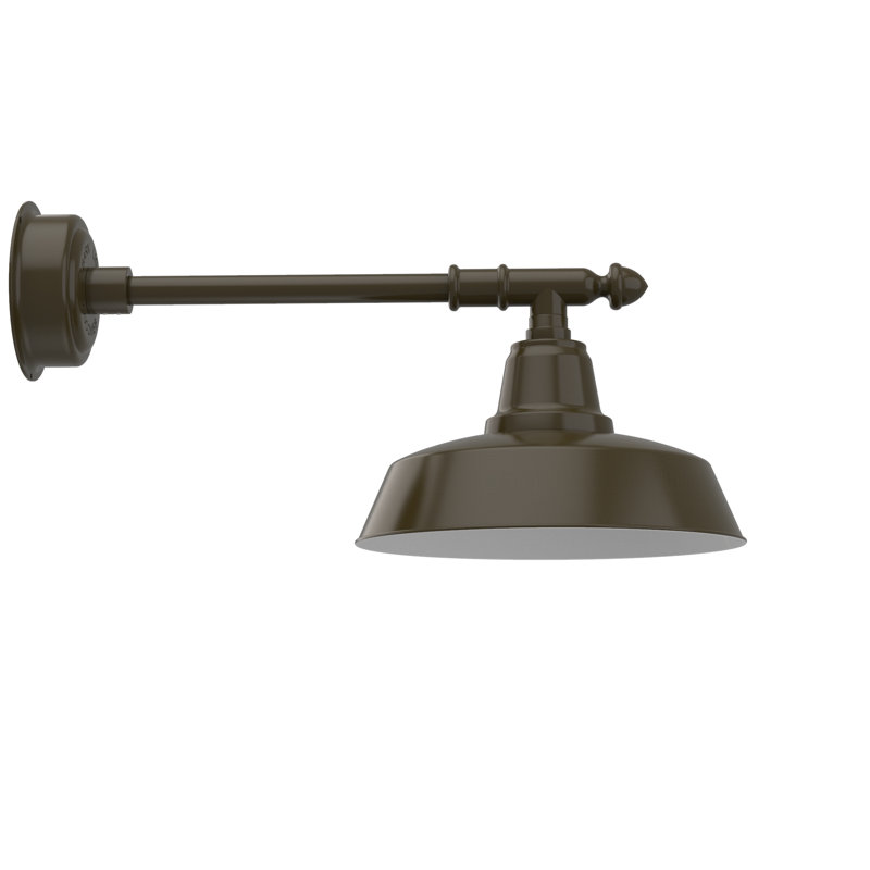 Apremont LED Wall Light, 11" H x 14" W x 28" D, Mahogany Bronze