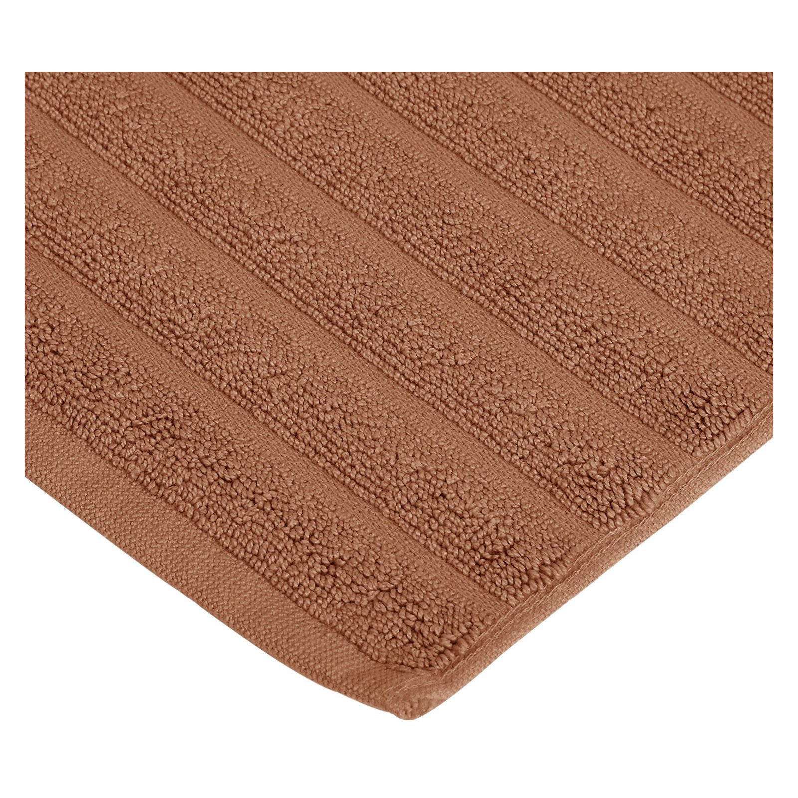 Pardue Cotton Bath Mat, Brown, Solid Color