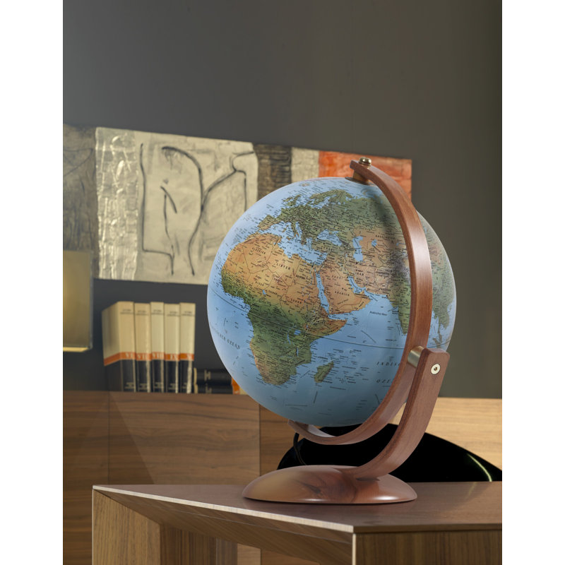 Nova Wood Tabletop Globe