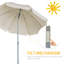 Bronica 202cm Tilt Beach Parasol-1137726019