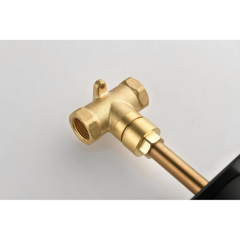Robinet à poignée 3/4 "en laiton pour température de douche - Disque en céramique à contrôle de débit et de volume