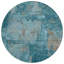 Tapis rond bleu 8 po