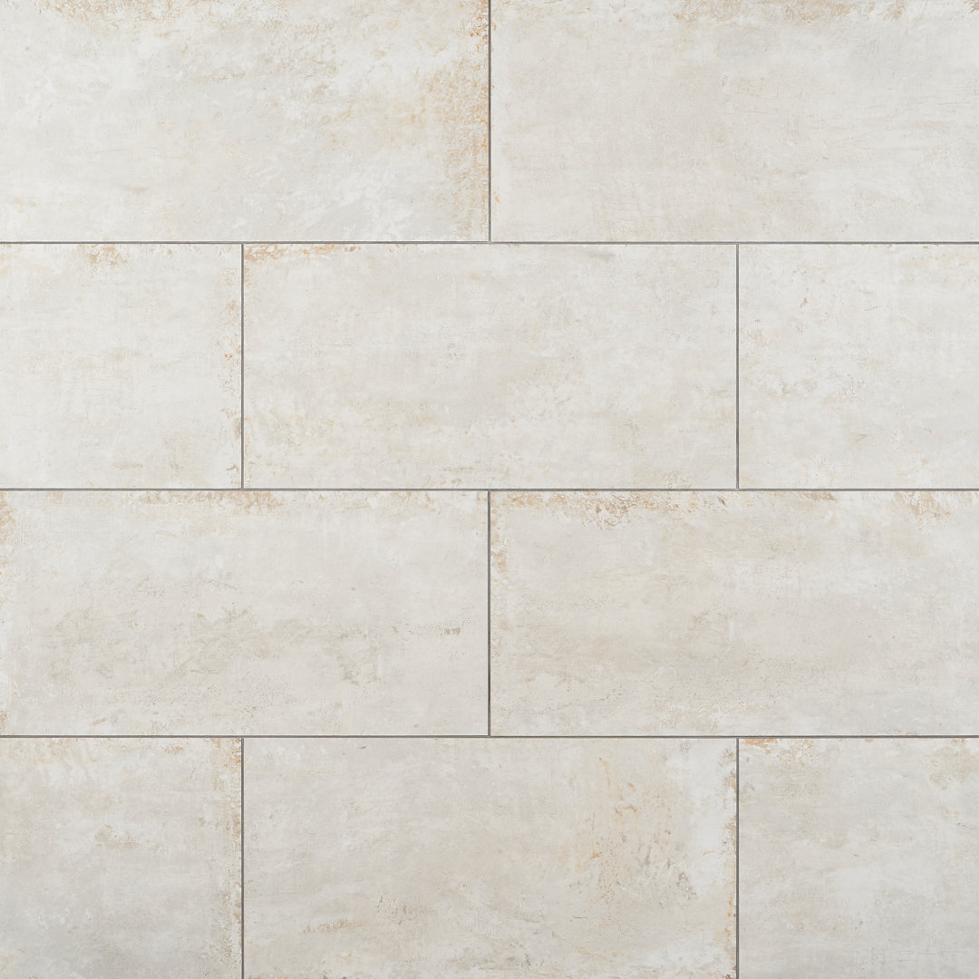 Mantis 11.81 in. x 23.62 in. Matte Porcelain Concrete Look Floor and Wall Tile (13.55 Sq. Ft./Case) Bond Tile 