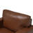 Elowen Modern Contemporary Faux Leather Accent Chair with Track Arms and Tapered Legs