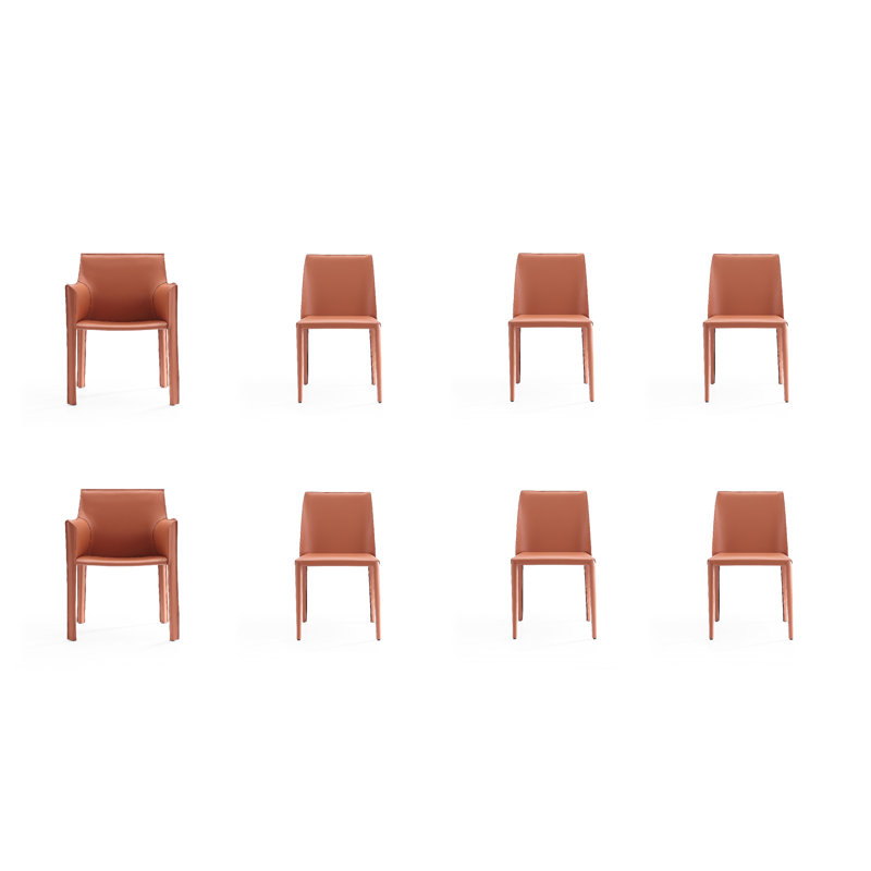 Ensemble de chaises d'appoint rembourrées Paris, Argile, Argile