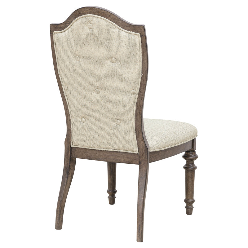 Ensemble de deux chaises d'appoint rembourrées