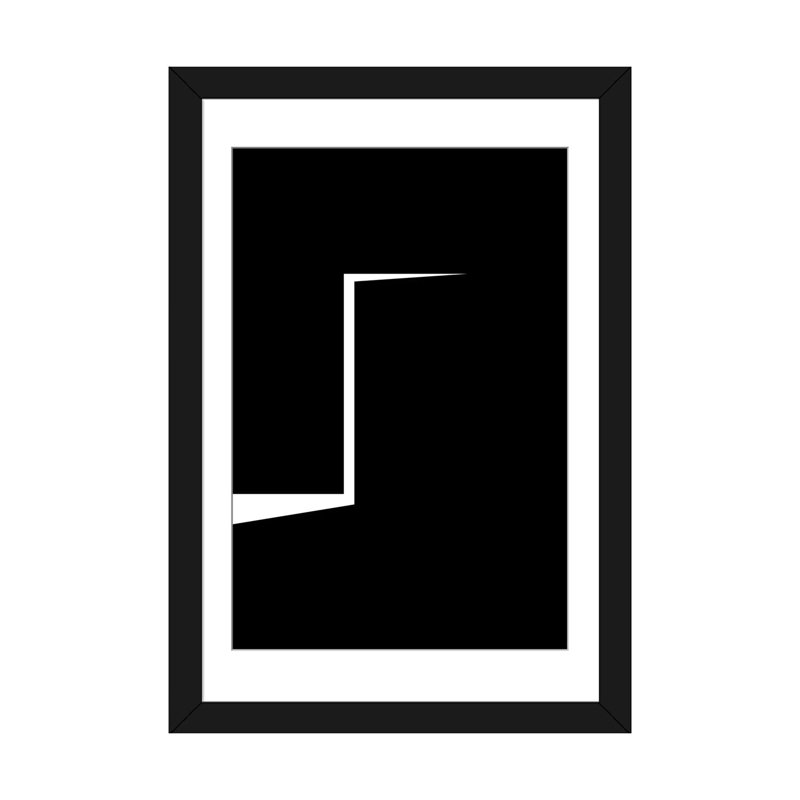 «Hope» par The Usual Designers - impression sur toile, Papier d'art encadré noir, Blanc, H 24 po x l 16 po x P 1 po