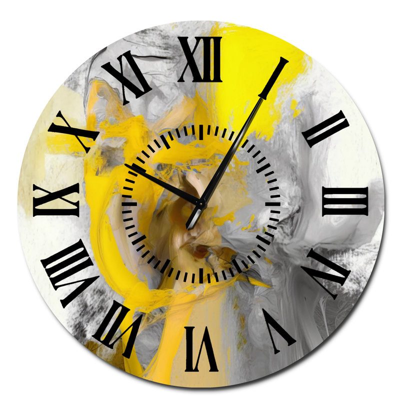 Vivid I - Horloge murale abstraite, Surdimensionné
