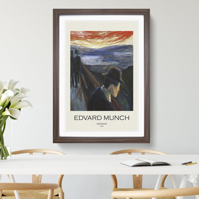 Despair by Edvard Munch - 1 Piece Single Picture Frame Wall Art