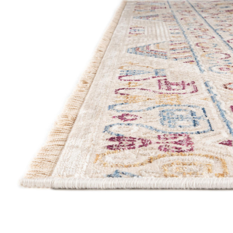 Volfango Oriental Indoor Rug, Rectangle 6' x 8'9"