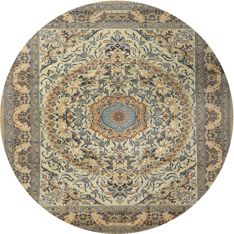 Caterra Oriental Indoor Rug, Round 3'