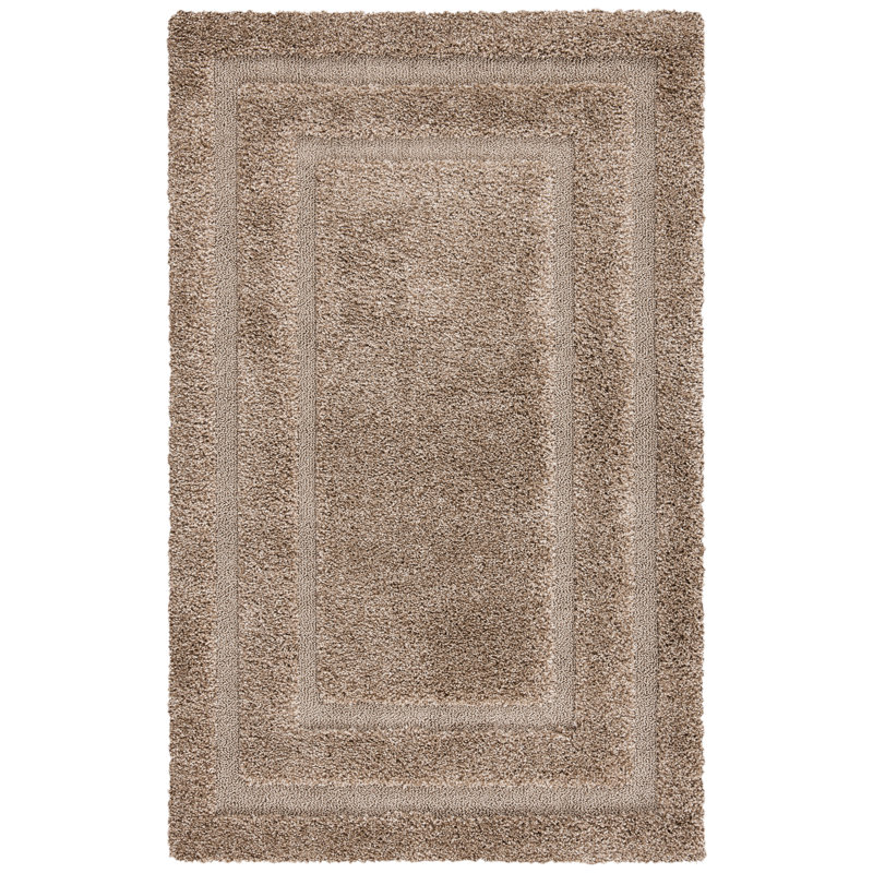 Solid Colour Power Loom Area Rug, Rectangle 69 x 122 cm