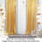2pcs 24W*96H Inch Screen Curtain Starry Sky Sequins Wear Rod Curtain, Used For Wedding Background Wall Stage Mending Gauze Curtain Wedding Decoration Scene Layout Large Size 125*243cm Red/Gold-585094416-585094422