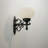 Lycius 1-Light Outdoor Armed Sconce