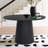 46" Round Pedestal Dining Table-1914340397