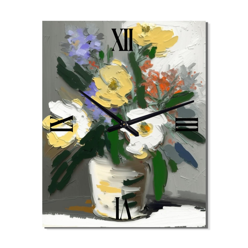 Jerie - Horloges murales florales, Petit