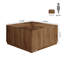 Table basse 31,5 pouces Farmhouse Square