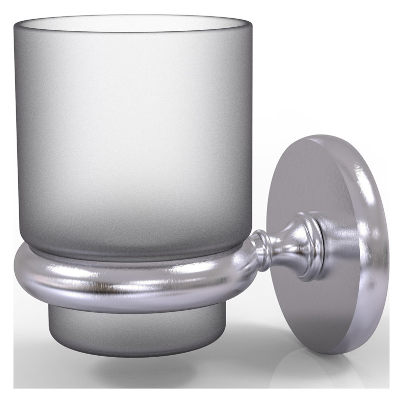 Porte-verre mural Gober, Chrome satiné