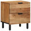 40cm W Metal Bedside Table