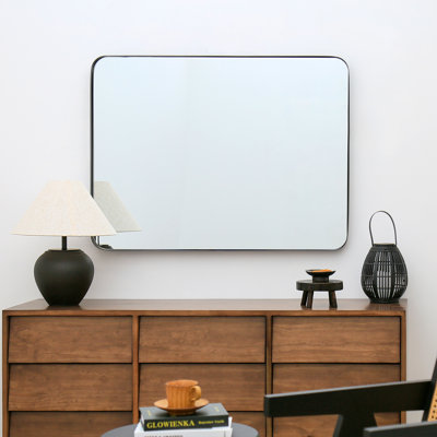 Duesbury Metal Rectangle Mirror