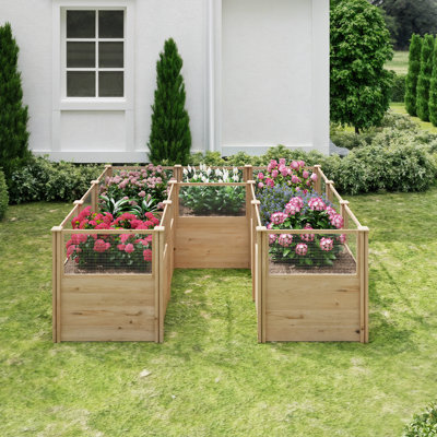 95" Cedar Raised Garden Bed