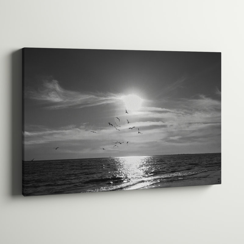 Arazeli prenant son envol - reproduction sur toile tendue, H 40 po x l 60 po x P 1 po