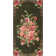Tammie Floral Black/Red Area Rug