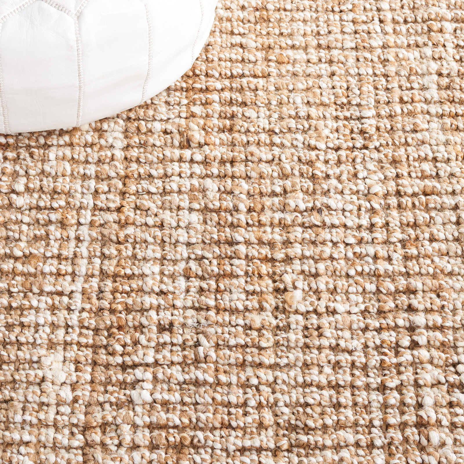 Alda Natural Ivory Hand-Woven Jute Rug, Runner 2' x 6'