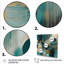 Vivid Emeral and Gold Contours Circles I - Abstract Shapes, art mural-1859144212-1859144424