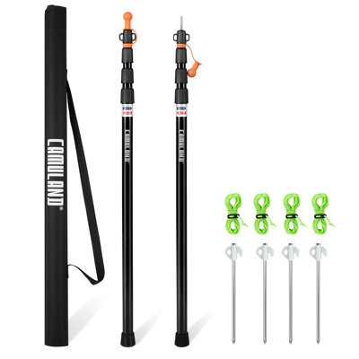 Aluminum Tent Poles (Set Of 2)
