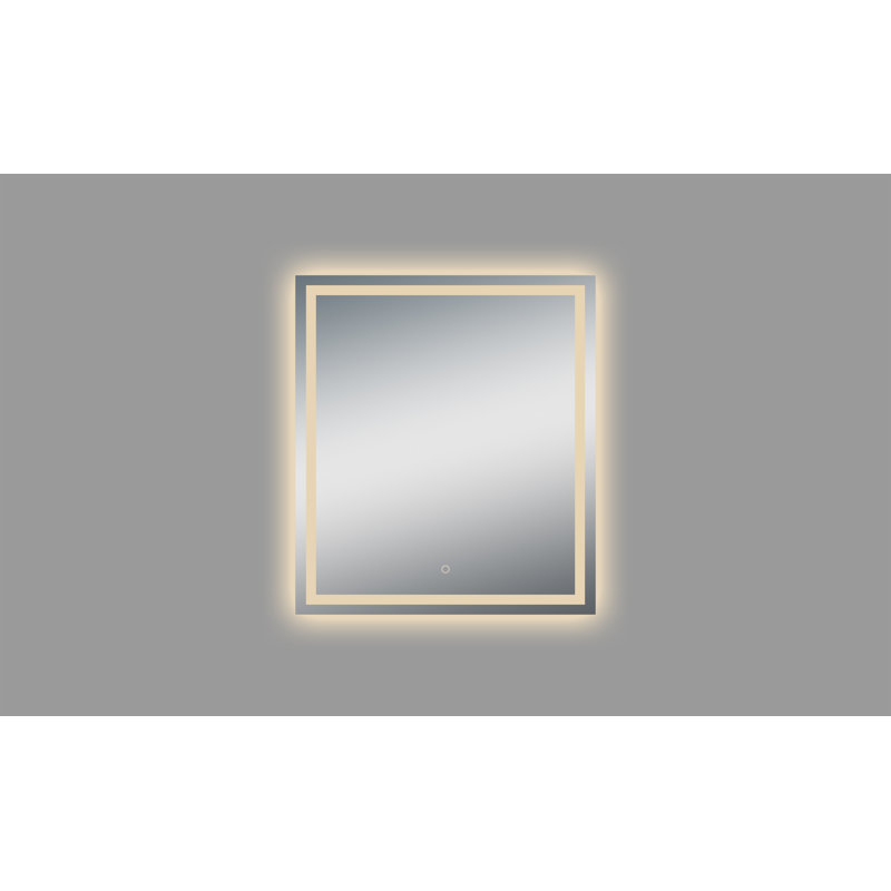Quiles Flat Wall Mirror, 40" x 35.25"