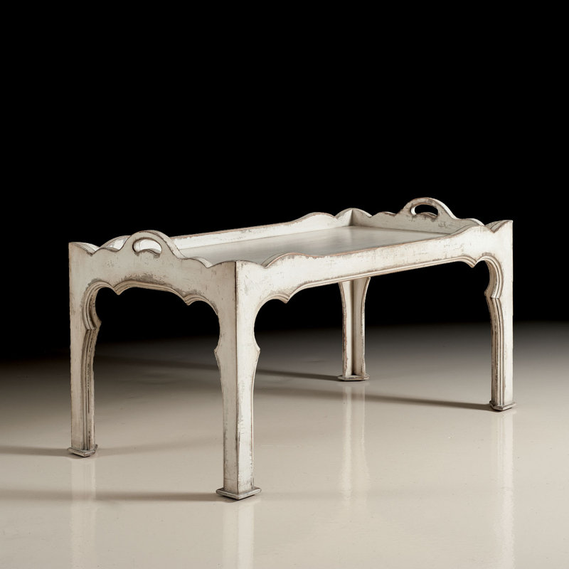 Table basse Butler, Blanc cassé