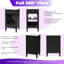 Meuble-lavabo autoportant 18 po avec lavabo en céramique et porte à fermeture en douceur Unavela-1516767855