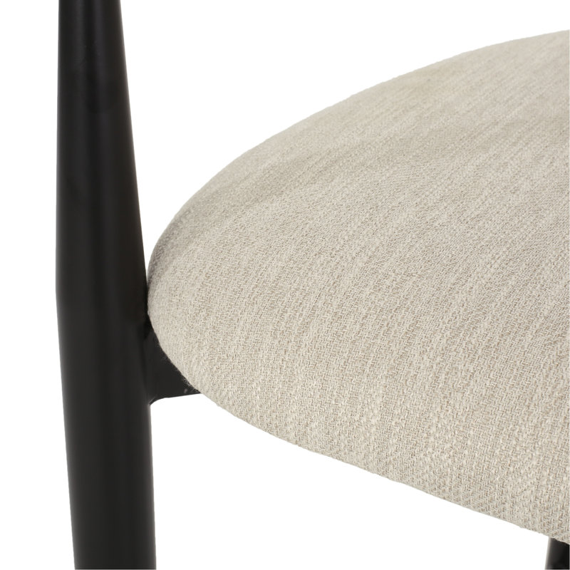 Moderne 42 po 2 - Cuir beige brun, structure en fer 2 H 41,84 po x l 23,16 po x P 21,38 po