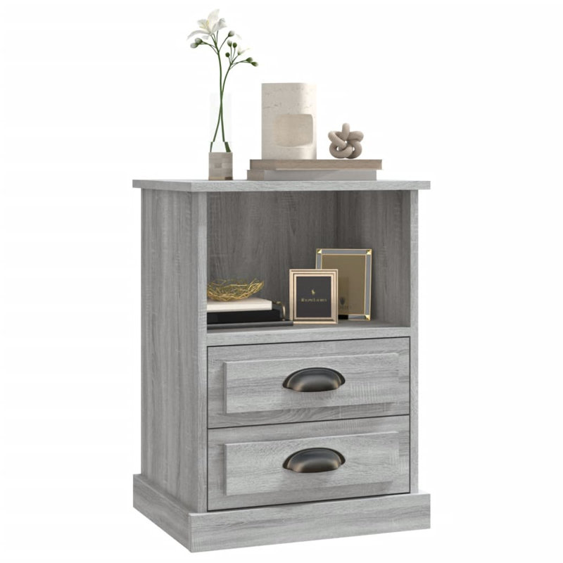 Prochniak Raposo Bedside, Grey Sonoma