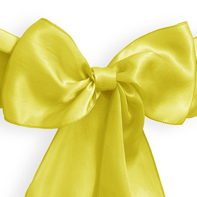 Elegant Satin Chair Sashes