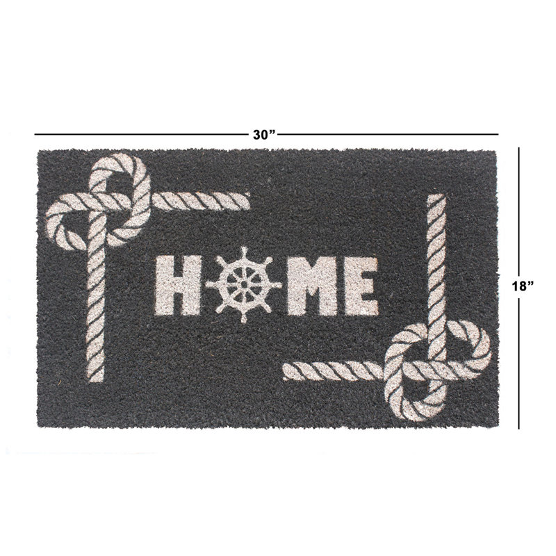 Tapis de porte antidérapant Tammo 30 po x 18 po