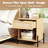19.7"W 1-Drawer Wood Nightstand （Set Of 2）