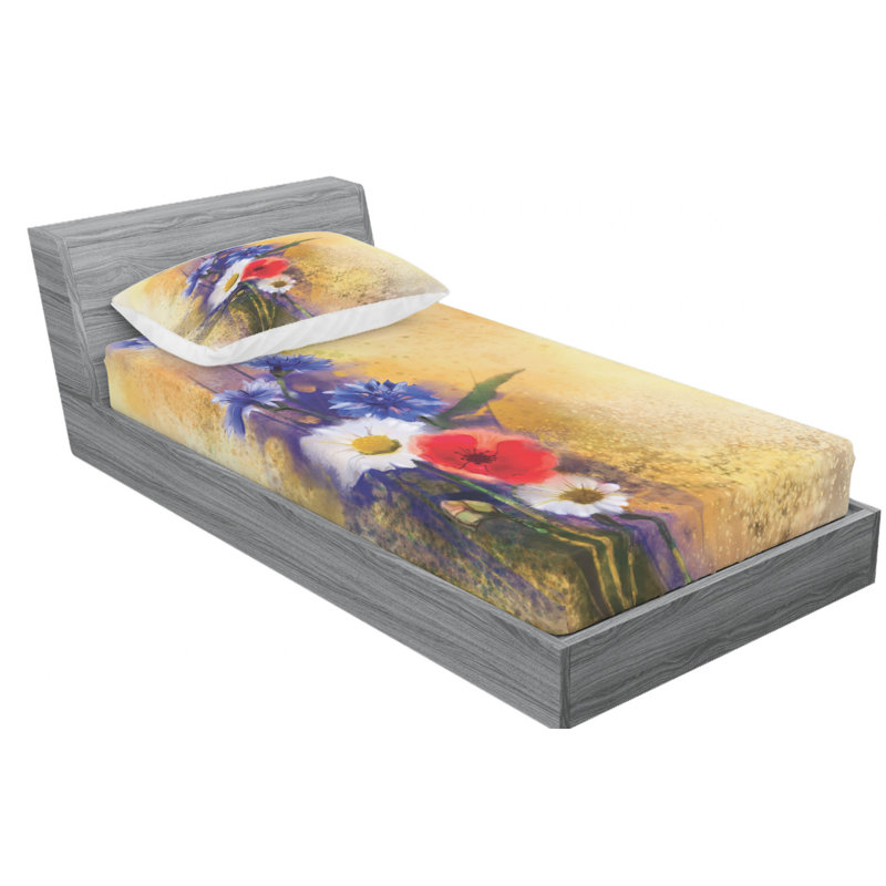 Microfiber Sheet Set, Twin XL Sheet Set with Fitted Sheet