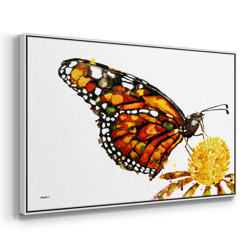 Wings I, reproduction d'art sur toile, Blanc, H 27 po x l 41 po x P 2 po