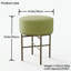 Tabouret de coiffeuse à coussins ronds PC-1531501791