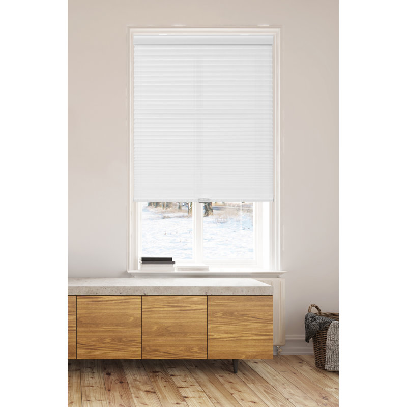 Store cellulaire occultant sans cordon, Blanc, L 60 po x L 72 po