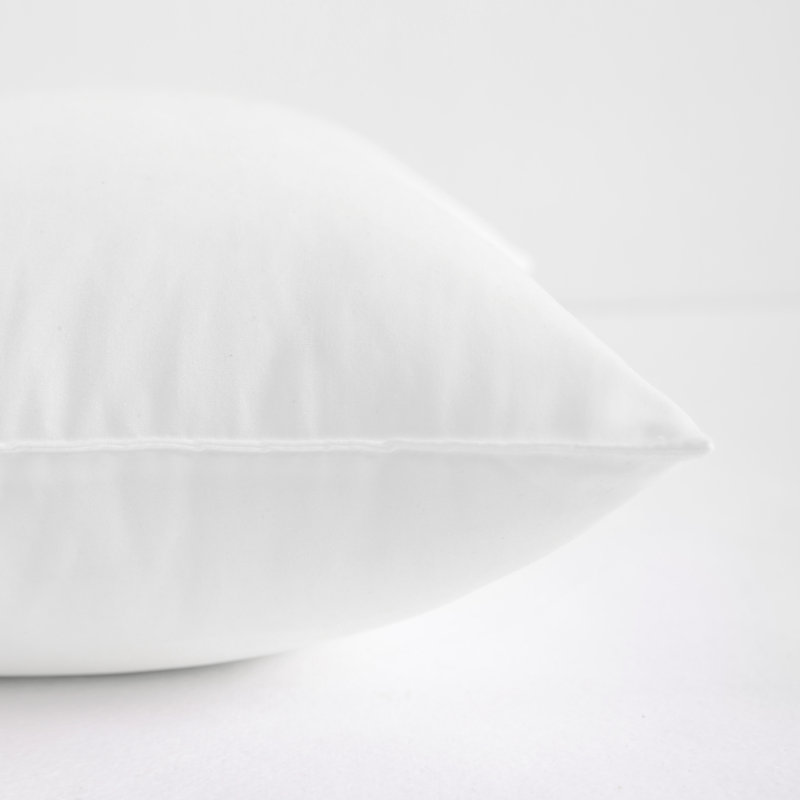  Housse de coussin rectangulaire en lin et mélange de lin, Blanc
