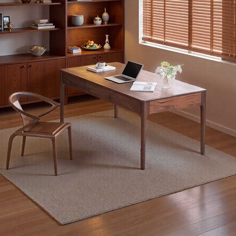 Rectangular modern office desk, 30.71" H x 62.99" W x 31.5" D