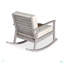 Chaise berçante avec coussins-258992835