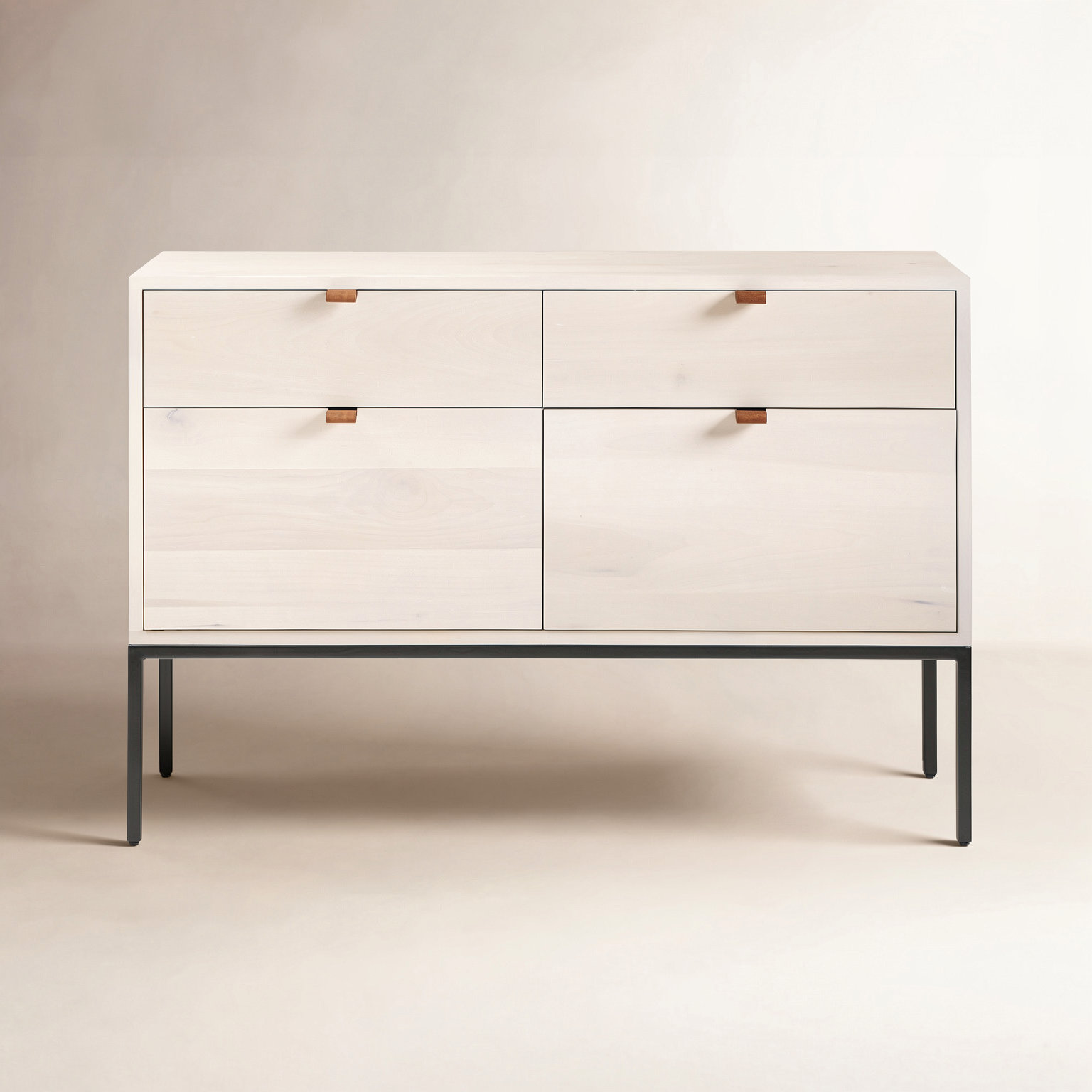 Loki 4-Drawer Filing Cabinet, Whitewash