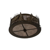 Rustic Lodge 2 - Light Flush Mount