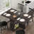 Folding Dining Table, Drop Leaf Dining Table With 6 Wheels And 2-Layer Storage Shelf-107266210