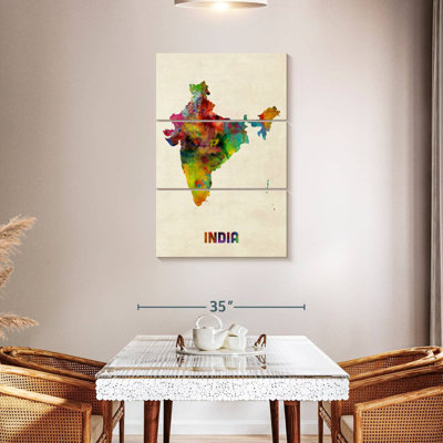 Carte d'aquarelle Aliaz, Inde I